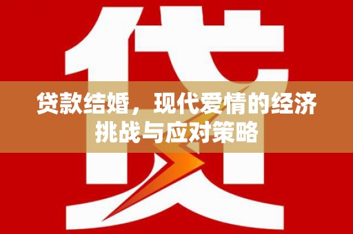 西市贷款结婚，现代爱情的经济挑战与应对策略