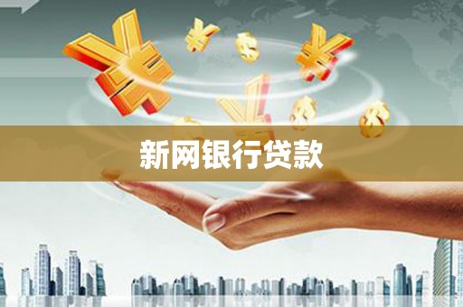 西市新网银行贷款
