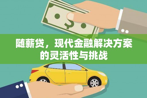西市随薪贷，现代金融解决方案的灵活性与挑战