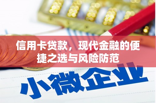 西市信用卡贷款，现代金融的便捷之选与风险防范