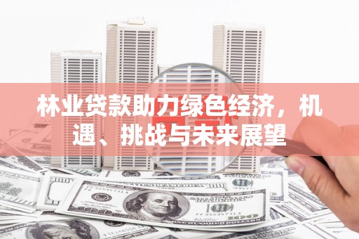 西市林业贷款助力绿色经济，机遇、挑战与未来展望