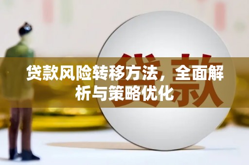 西市贷款风险转移方法，全面解析与策略优化