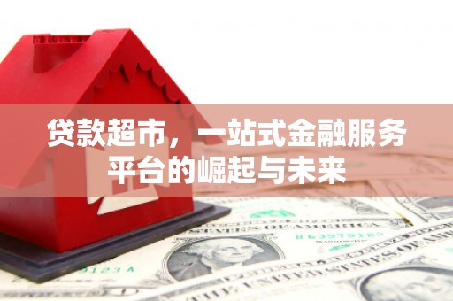 西市贷款超市，一站式金融服务平台的崛起与未来