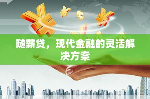 西市随薪贷，现代金融的灵活解决方案