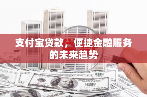 西市支付宝贷款，便捷金融服务的未来趋势