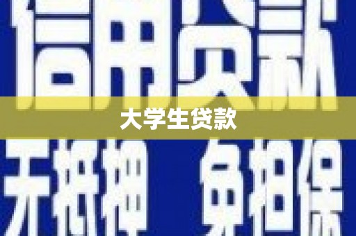西市大学生贷款