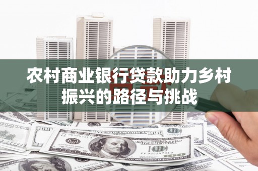 西市农村商业银行贷款助力乡村振兴的路径与挑战