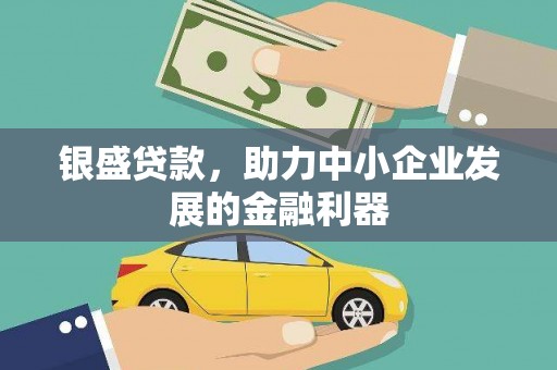 西市银盛贷款，助力中小企业发展的金融利器
