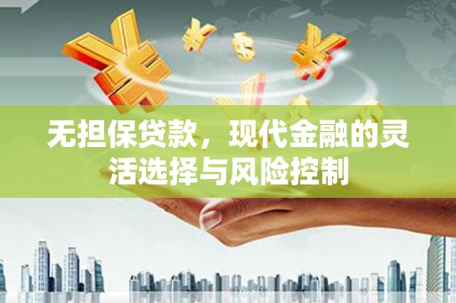 西市无担保贷款，现代金融的灵活选择与风险控制