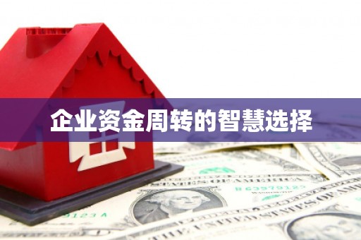 西市企业资金周转的智慧选择