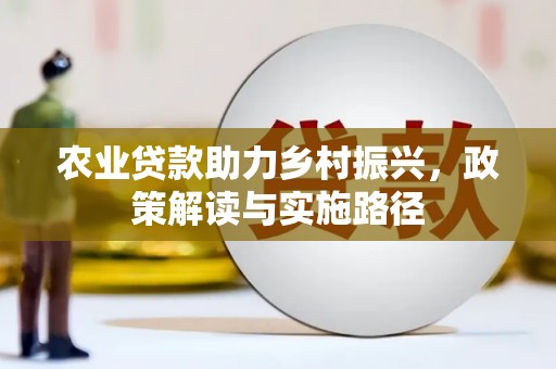 西市农业贷款助力乡村振兴，政策解读与实施路径