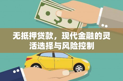 西市无抵押贷款，现代金融的灵活选择与风险控制