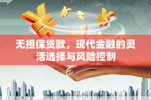 西市无担保贷款，现代金融的灵活选择与风险控制