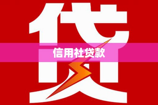 西市信用社贷款
