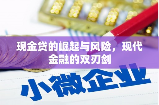 西市现金贷的崛起与风险，现代金融的双刃剑