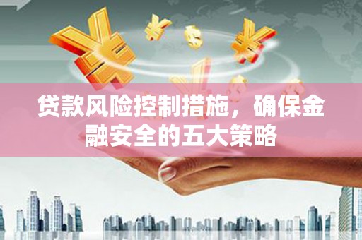 西市贷款风险控制措施，确保金融安全的五大策略