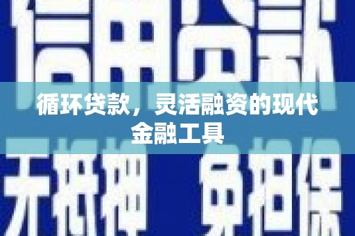 西市循环贷款，灵活融资的现代金融工具