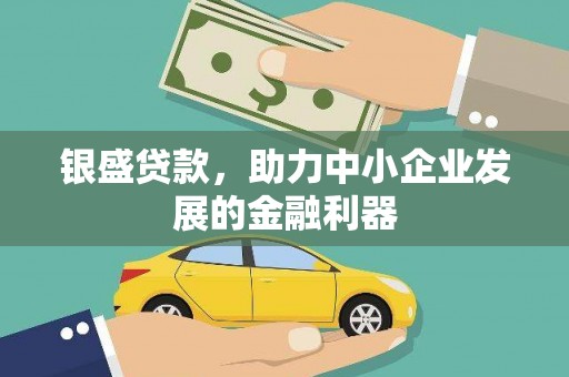 西市银盛贷款，助力中小企业发展的金融利器