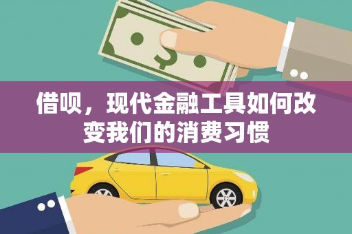 西市借呗，现代金融工具如何改变我们的消费习惯