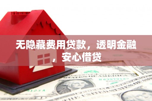 西市无隐藏费用贷款，透明金融，安心借贷