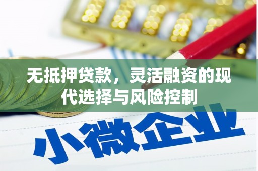 西市无抵押贷款，灵活融资的现代选择与风险控制