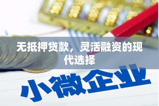 西市无抵押贷款，灵活融资的现代选择