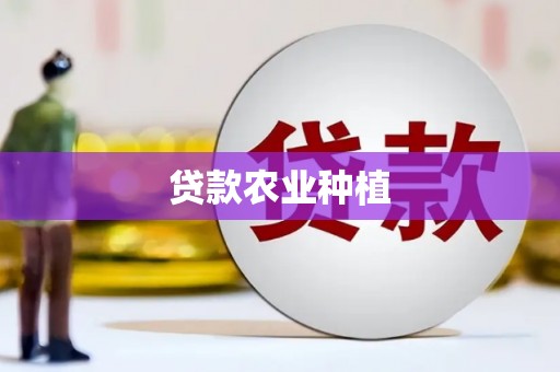 西市贷款农业种植