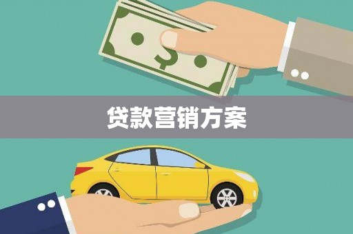 西市贷款营销方案