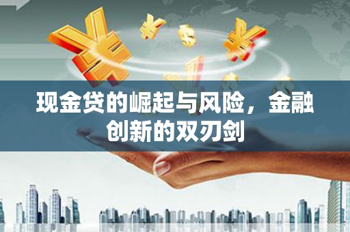 西市现金贷的崛起与风险，金融创新的双刃剑