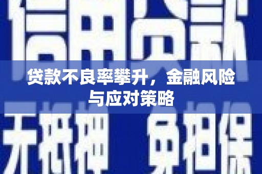 西市贷款不良率攀升，金融风险与应对策略