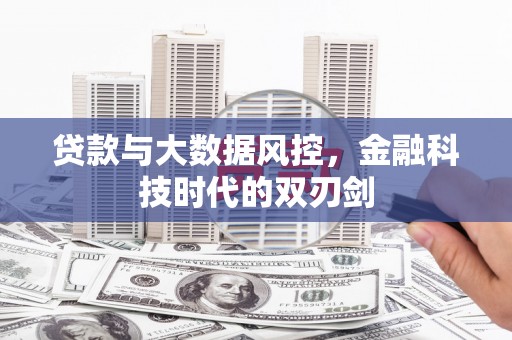 西市贷款与大数据风控，金融科技时代的双刃剑