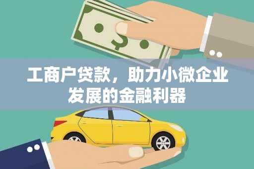 西市工商户贷款，助力小微企业发展的金融利器