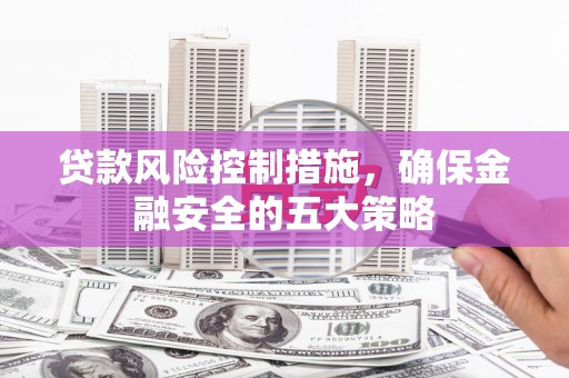 西市贷款风险控制措施，确保金融安全的五大策略