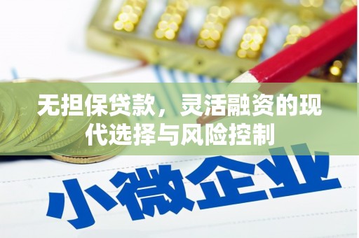 西市无担保贷款，灵活融资的现代选择与风险控制