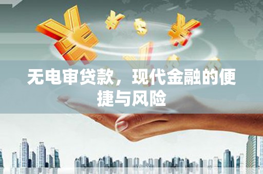 西市无电审贷款，现代金融的便捷与风险