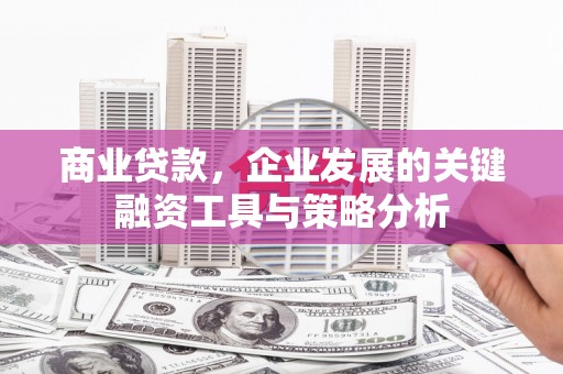 西市商业贷款，企业发展的关键融资工具与策略分析
