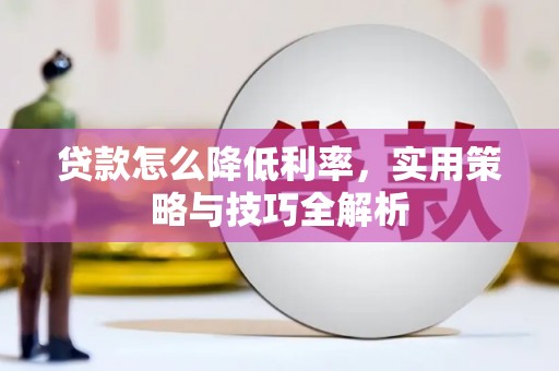 西市贷款怎么降低利率，实用策略与技巧全解析