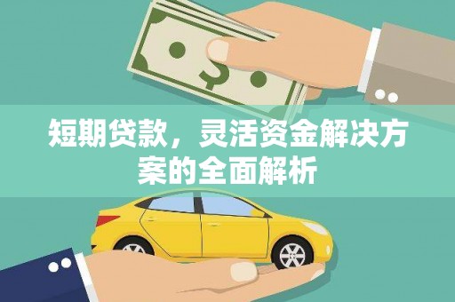西市短期贷款，灵活资金解决方案的全面解析