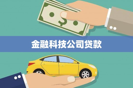 西市金融科技公司贷款