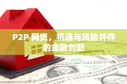 西市P2P 网贷，机遇与风险并存的金融创新