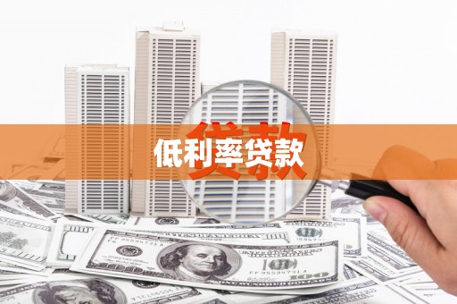 西市低利率贷款