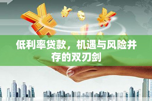 西市低利率贷款，机遇与风险并存的双刃剑