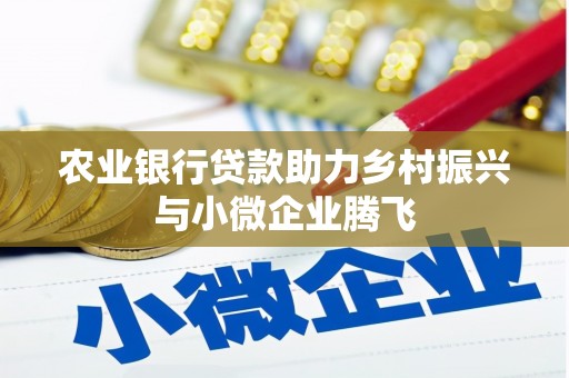 西市农业银行贷款助力乡村振兴与小微企业腾飞
