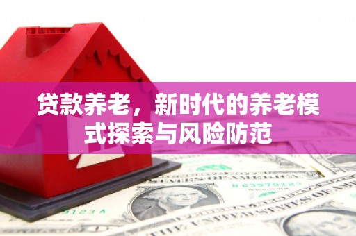 西市贷款养老，新时代的养老模式探索与风险防范