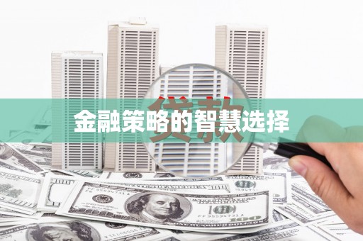 西市金融策略的智慧选择